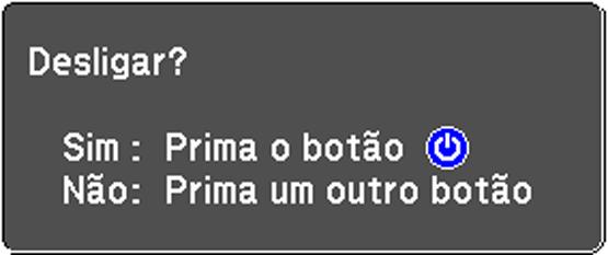 Aviso: Nunca olhe diretamente para a lente quando a lâmpada estiver acesa. Isso pode causar danos aos olhos e é especialmente perigoso para crianças.