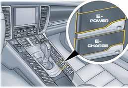 = Indicação E-Power-Meter, C = Logotipo "e-hybrid"