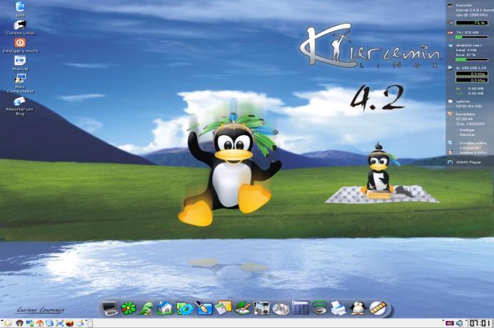 KURUMIN Foi uma distribuição Linux, que teve como base o Knoppix, mantendo os mesmo recursos