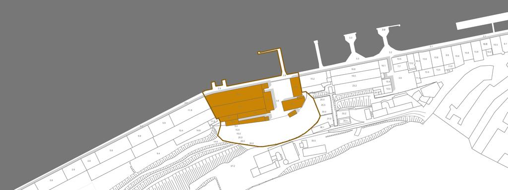 01 PAINEIS SÍNTESE: ESCALA TERRITORIAL ESTRATÉGIA Projecto Urbano Territorial Existente 1:1000 - Designação: Estaleiros Navais Hugo Parry & Son - Tipo: Indústrias Naval -