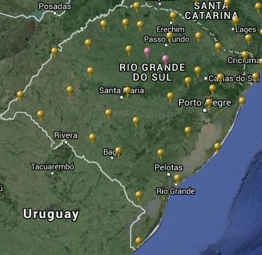 27 Figura 2: Rede de Estações Pluviográficas (INMET, 2014