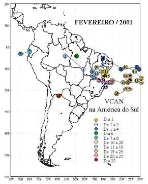 Estes sistemas intensificaram a convecção e favoreceram o aumento de nebulosidade, particularmente, na região de Imperatriz tornando os índices de chuva para este mês mais elevados que o mês anterior.