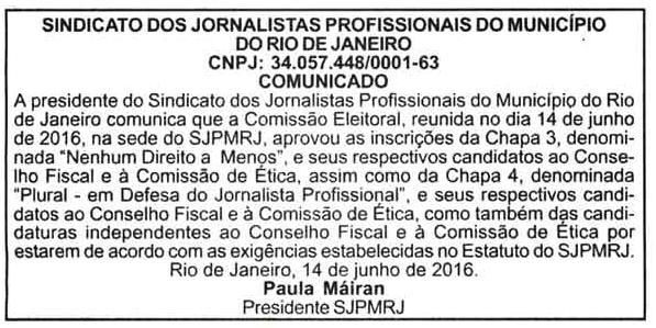 9-Sindicato dos Jornalistas.