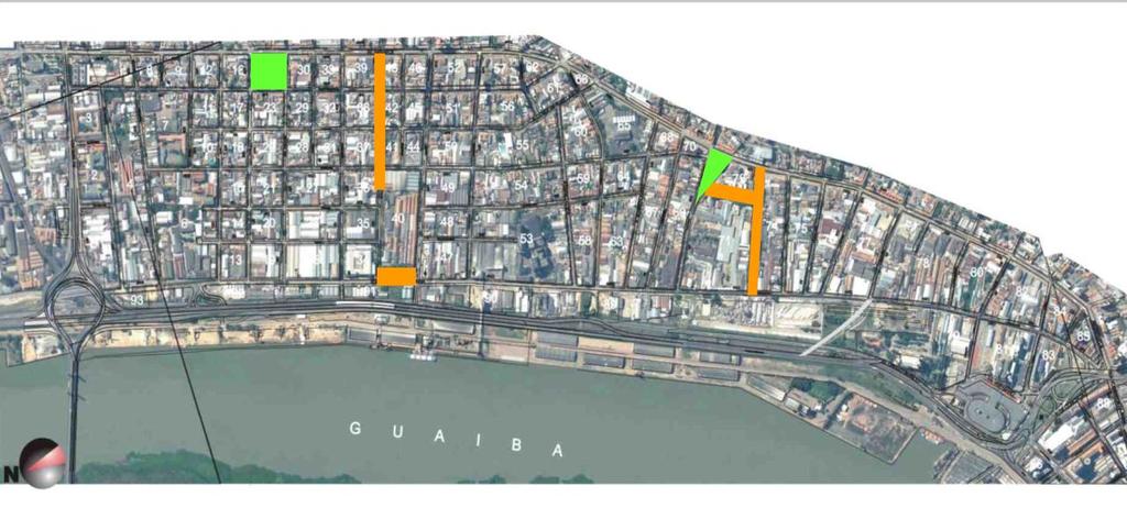 PaisagemUrbana Cobertura Vegetal e Praças L E G E N D A Praças Arborização PRESENÇA