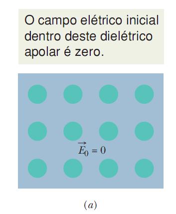 permanente, orientadas aleatoriamente na ausência de um