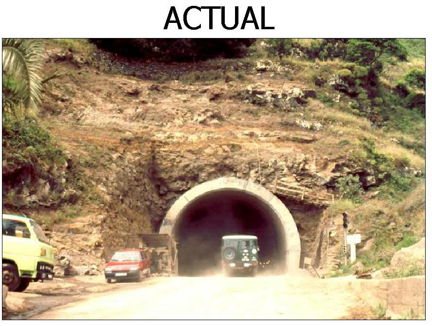 Em 1955 abre ao trânsito o túnel do Caniçal com 713 m de comprimento e 5m de largura, verdadeira obra emblemática para a época e que acaba com o isolamento