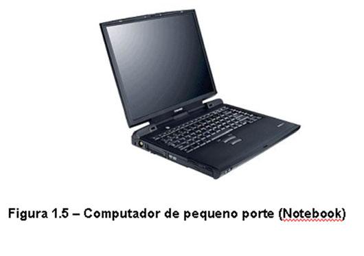 Elementos básicos de um microcomputador Grande porte: os chamados Main Frames e Supercomputadores, enormes, muito rápidos e que gerenciam grandes bancos de dados corporativos, uma extensa rede de