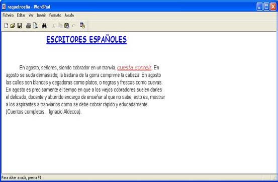 Capítulo 4. Accesorios de Windows Windows posúe gran número de aplicacións auxiliares, moitas das cales poden non estar instaladas segundo as necesidades de cada usuario.