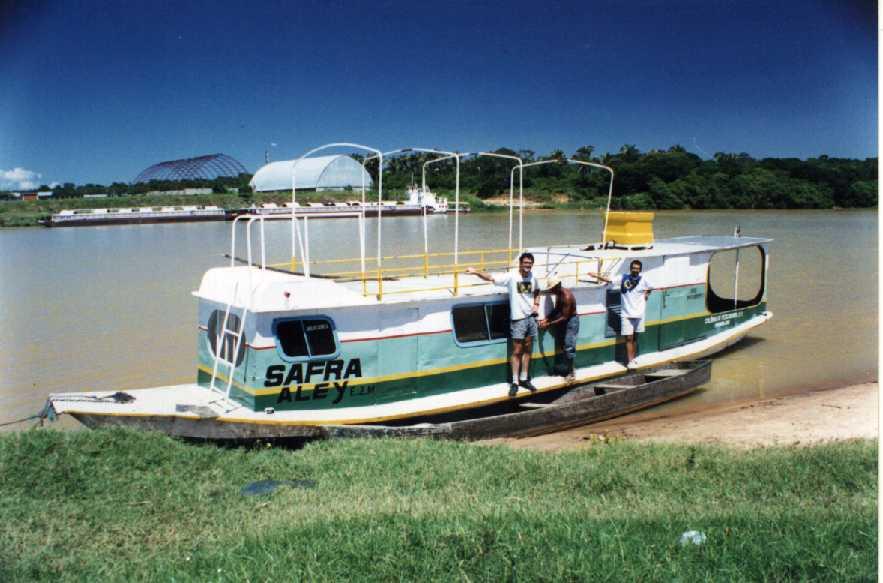 Figura 3. Barco Safra Aley da Colônia de Pescadores Z1 de Pirapora.