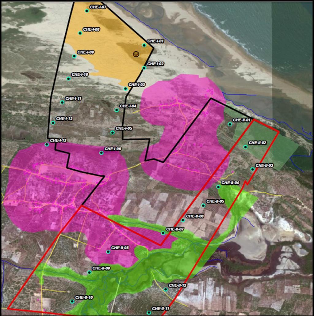 VIABILIZAÇÃO AMBIENTAL Aerogeradores em dunas Projeto otimizado 2013: Aumento da