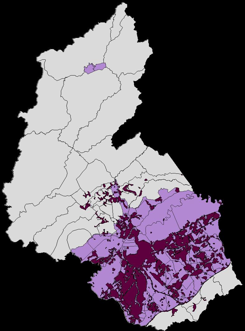 Área Urbana SJC Setores