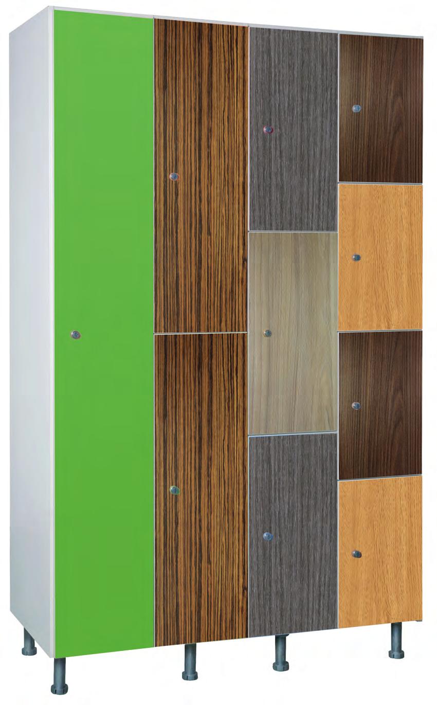 TAQUILLAS EN MELAMINA DESMONTABLES / DISASSEMBLED LOCKERS IN MELAMINE /