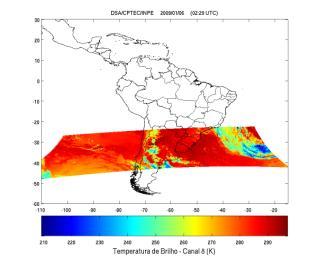 2.5 - MODELO GOES-10/12 Destaca-se em relação aos demais por gerar perfis (Temperatura e Razão de Mistura) a cada 4 horas por setor- América do Sul tem 4 setores.