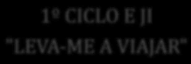 3 PROJETOS, O MESMO OBJETIVO DESENVOLVER A LEITURA 1º CICLO E JI "LEVA-ME