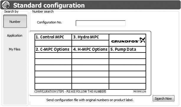 Certifique-se de que o número do ficheiro de configuração seleccionado é agora apresentado na etiqueta por baixo de "1. Control MPC". Isto indica que o CU 352 recebeu e guardou o ficheiro GSC. 16.