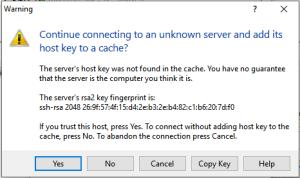 Utilizaremos a forma mais fácil de copiar este arquivo no diretório interno ao Intel Edison. O software WinSCP utiliza o protocolo SCP (Secure Copy) para transferir este arquivo para ambientes Linux.