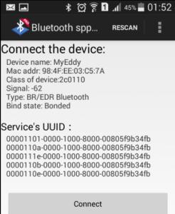 Imagem conesão com o Edison Abra o terminal no comand line