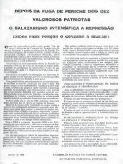 de 1954, abrindo um buraco no tecto da sala, e conseguindo chegar ao telhado, através de uma