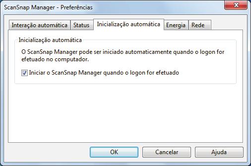 Quando o ícone do ScanSnap Manager não for exibido Quando o ícone do ScanSnap Manager não for exibido Esta seção descreve como solucionar problemas quando o ícone do ScanSnap Manager não aparece na