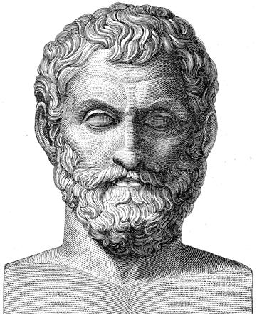 O nascimento da filosofia Tales de Mileto.