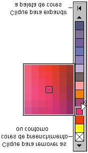 Um recurso muito interessante com relação a Paleta de Cores, é a condição de utilizarmos a mistura de cores de forma interativa.