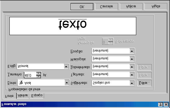 O CorelDRAW permite também, criar textos de parágrafos sem ter que se preocupar com o tamanho do texto, isto é possível com o