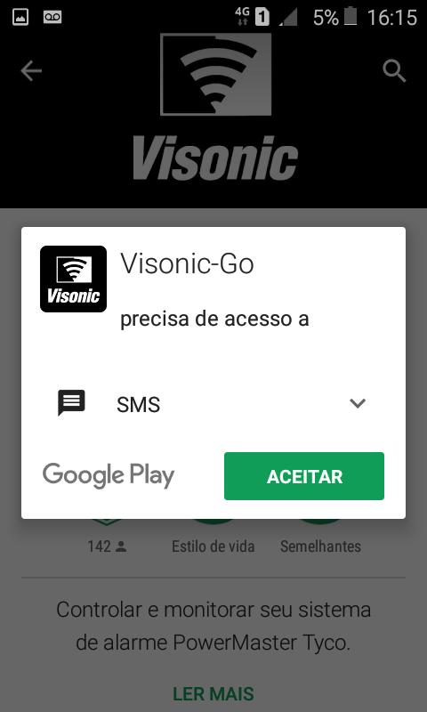 instalado, vai pedir para