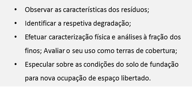 Avaliação com base no modelo de Análise CustoBenefício (ACB) 9 10 RECOLHA DE AMOSTRAS A r e c o l h a d e a m o s t r a s d e r e s í d u o s despertaram um