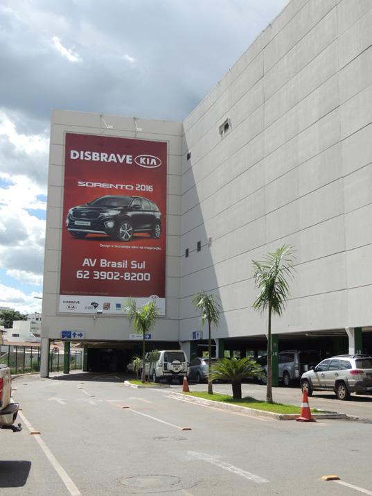 Estacionamento Frontlight Local: Fachada do Shopping Material: Lona Formato: 8,10 x 14,80 m² Qtd: 01 unidade Valor: R$ 4.