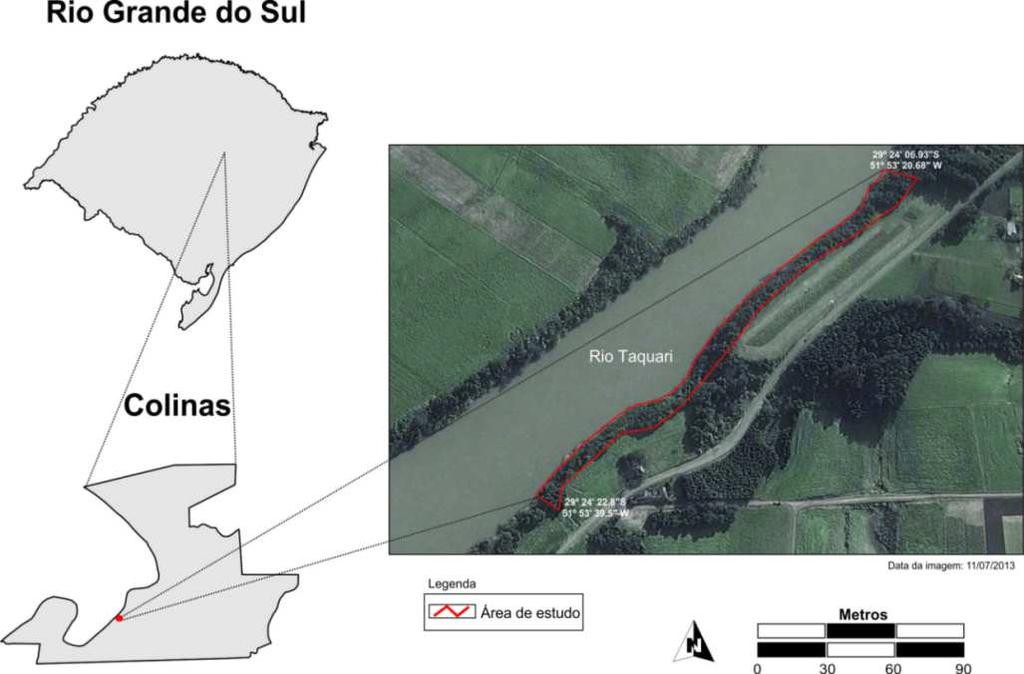 21 Apesar disso, são poucos os estudos nas áreas remanescentes desta Bacia, assim como em todo o Rio Grande do Sul (RS) (AVILA et al., 2011). Na BHRTA, são apenas dois trabalhos realizados.