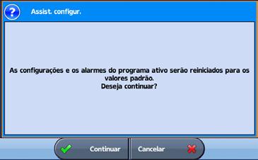 Utilização do Assistente de configuração Para configurar rapidamente o dispositivo Astral e iniciar a ventilação para um novo paciente, use o Assistente de configuração. 1. Acessar o modo Clínico. 2.