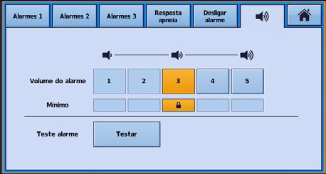 Alarmes Para redefinir todos os alarmes activos: 1. Prima Visualização de alarmes na barra informativa. É apresentado o ecrã Alarmes activos. 2. Prima Redefinir todos para redefinir múltiplos alarmes.