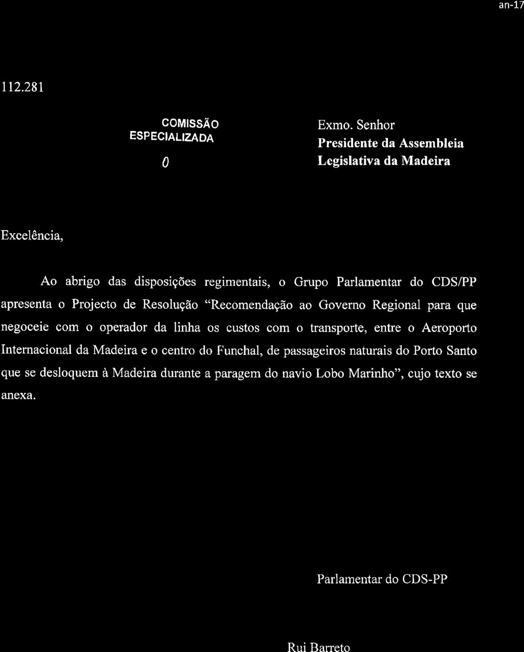 Região At tórlom ds Madcir Assqmblciê Le glslatìva.pia$ldêncla Ne 3782 Pe,7.2,21P an-17 ürupo Parl*rnenlar l12.28i comtssão ESPECIALIZADA a Exmo.