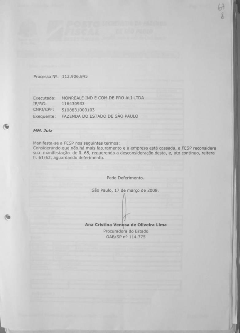 fls. 17 (DOC 12) Se impresso, para conferência acesse o site https://esaj.