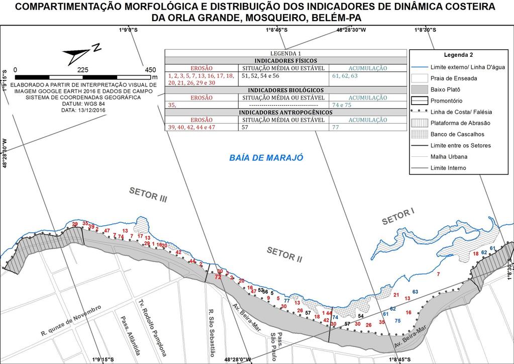 105 Figura 03: Compartimentação morfológica e distribuição dos