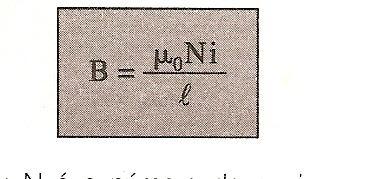 Onde: B = Campo magnético ( T = tesla) I = corrente elétrica ( A = ampere) r ou R = raio