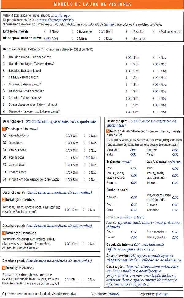 MODELO DE LAUDO O laudo não tem um modelo ou formato definitivo, e nem uma norma técnica. Portanto, cada profissional pode montá-lo como achar melhor.