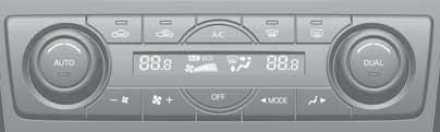 Características Interiores Sistema de Ar Condicionado (Ar Condicionado Totalmente Automático) Indicador de temperatura definida (condutor) Interruptor do desembaciador do para-brisas Interruptor de