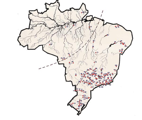 Hidrelétricas: hoje Capacidade: 150 GW Hidro (91 GW): 61% da