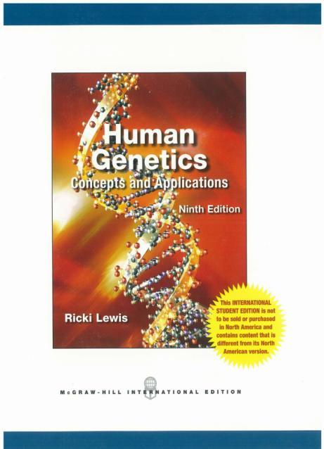 Título: Human Genetics: Concepts and Applications