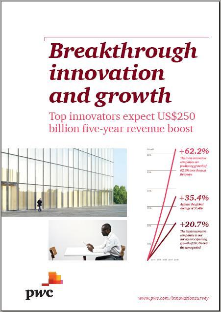 Os últimos anos vieram a dar mais importância à Inovação no seio das empresas, exigindo-lhes maior disciplina na abordagem da I&D+Inovação Global Innovation Survey realizado pela PWC Inquérito a 1.