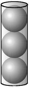 Matemática Escola Básica dos 2º e 3º Ciclos de Santo António Ficha de Trabalho 9º ano Espaço - Outra Visão 1. Arrumaram-se três esferas iguais dentro de uma caixa cilíndrica (figura 1).