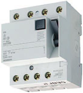 AC Detecta correntes residuais alternadas e são normalmente utilizados em instalações elétricas residenciais, comerciais e prediais, como também em instalações elétricas industriais de