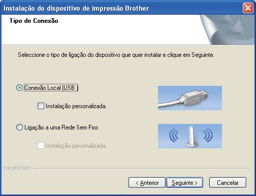 USB Winows Pr utilizores e interfe USB (Winows XP Home/XP Professionl/Winows Vist /Winows 7) 11 Antes e instlr Certifique-se e que o omputor está ligo e que iniie sessão om ireitos e ministror.