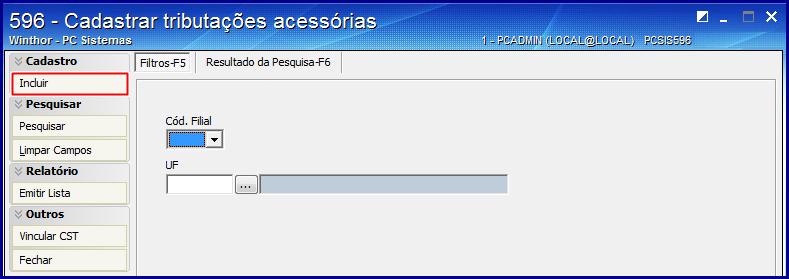 O parâmetro 2613 Utilizar as configurações na rotina 1474 de forma geral da rotina 132 Parâmetros da Presidência estiver marcado como Sim ou Não; A permissão 1 Permitir editar e gravar as