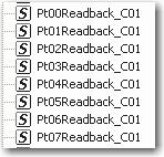 Configuração dos módulos no software RSNetWorx para DeviceNet Capítulo 6 Escolher Readback Descrição Esta opção cria tags de segurança e de readback, com o readback, indicando a presença de 24 V no