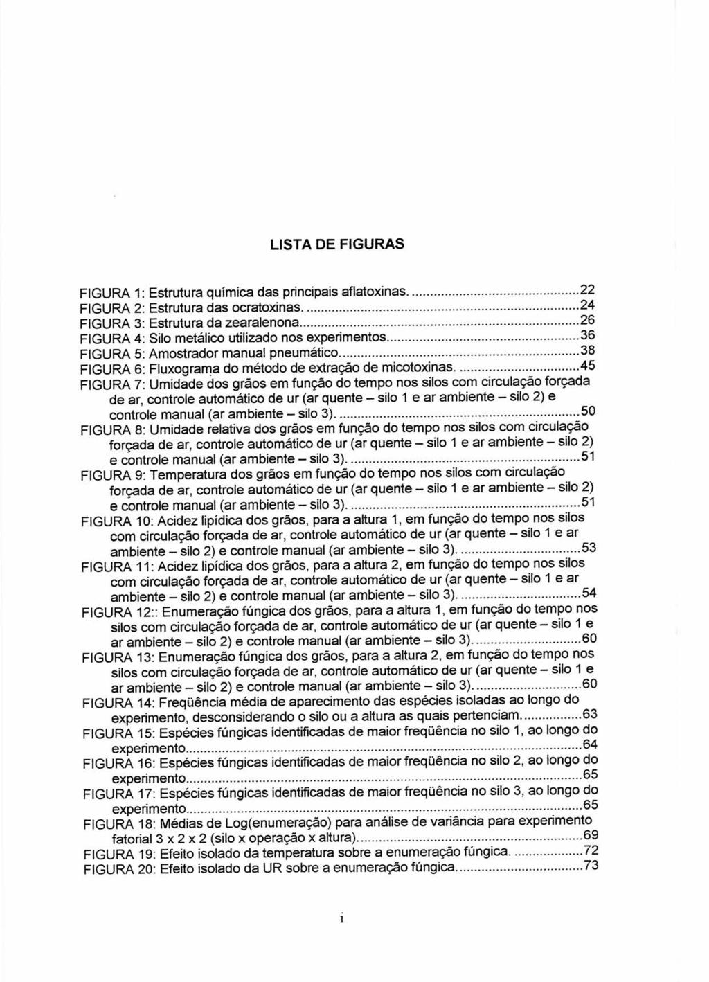 LISTA DE FIGURAS FIGURA 1: Estrutura química das principais aflatoxinas. 22 FIGURA 2: Estrutura das ocratoxinas.