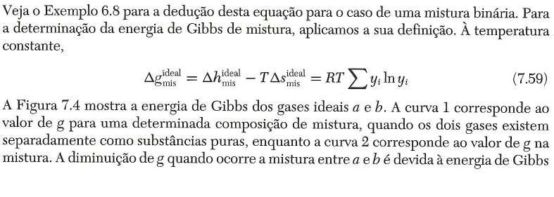 Fugacdade e Coecente de