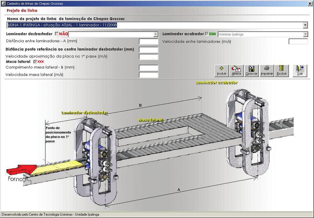 Desenvolvimento e aplicação de simulação computational da laminação de chapas grossas na Usiminas 2.2 Entrada de Dados para Simulação 2.2.1 Opções de simulação No simulador é possível realizar três opções de cálculos.