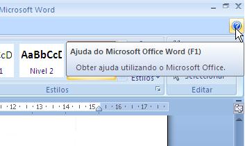 Outros comandos e botões Há mais botões de acesso directo a comandos espalhados pela interface principal do Word.